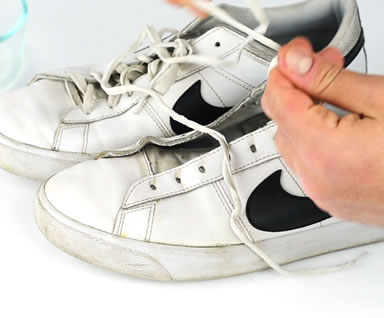 Cleaning Your Sneakers Step 1